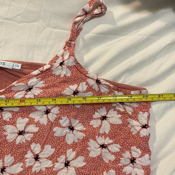 2-Pack Rickis Crop Tops -cotton summer spaghetti strap camisoles tank top size L - Picture 15 of 16